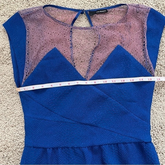 The Kooples Relief Lace Crepe Mini Dress - Picture 8 of 12